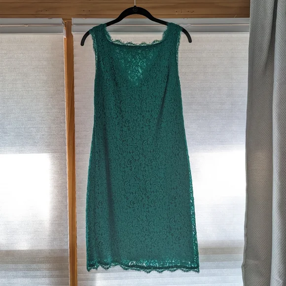 slim fit dress slacks Flutter Sleeve Lace Short Cotton Dress In Olive Green main image 0
